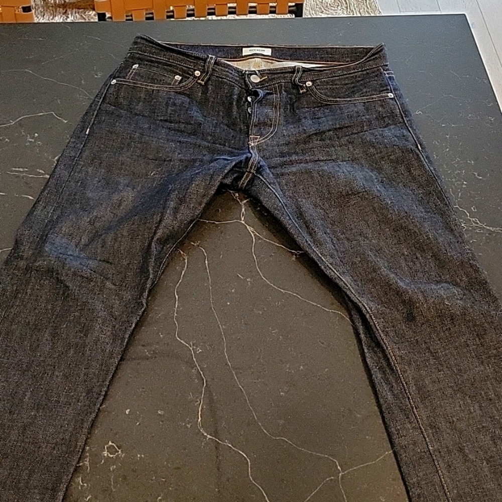 Buck Mason made in America Selvedge Jeans. 33/32
